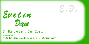 evelin dan business card